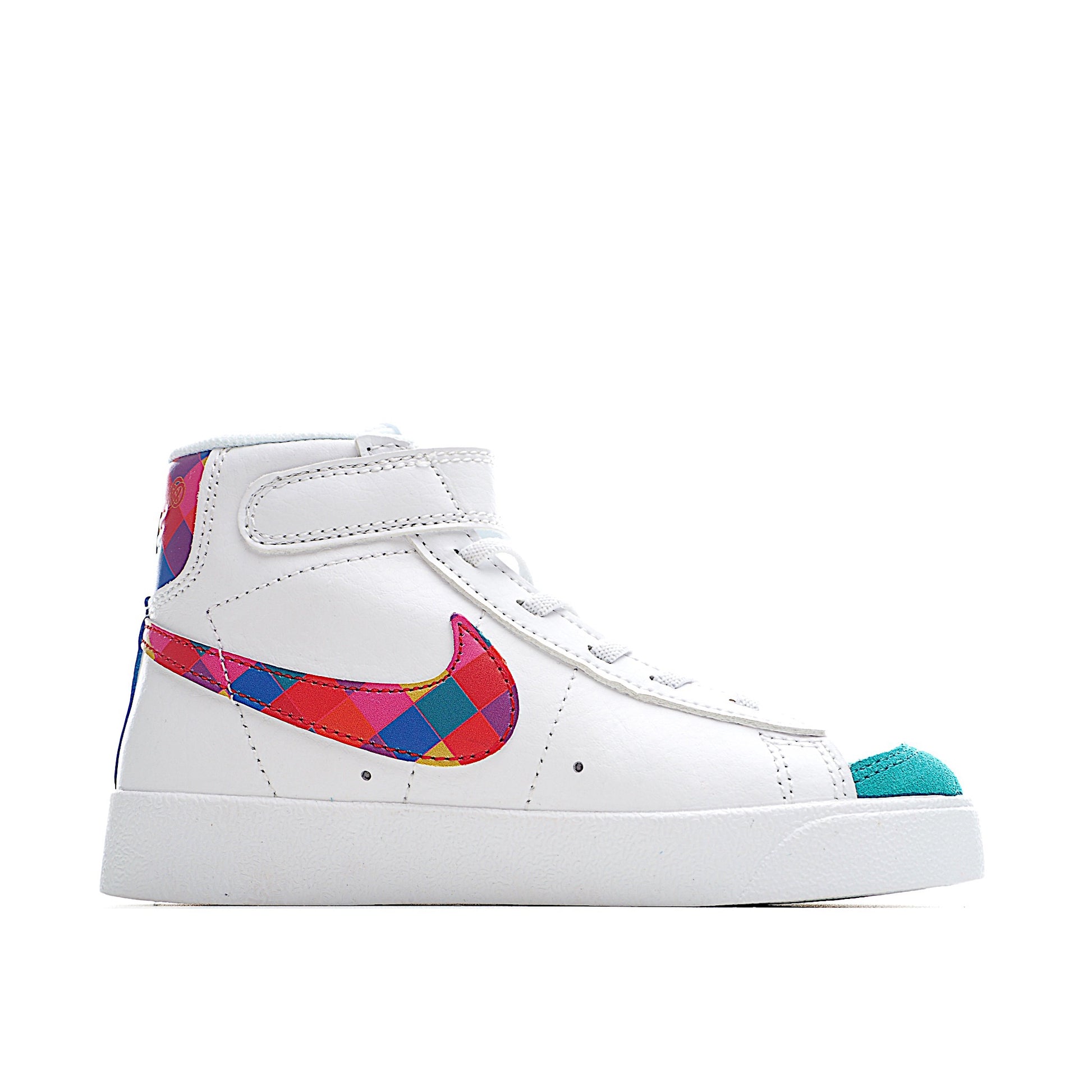 Trail Blazers high-top single dunk" white, red"