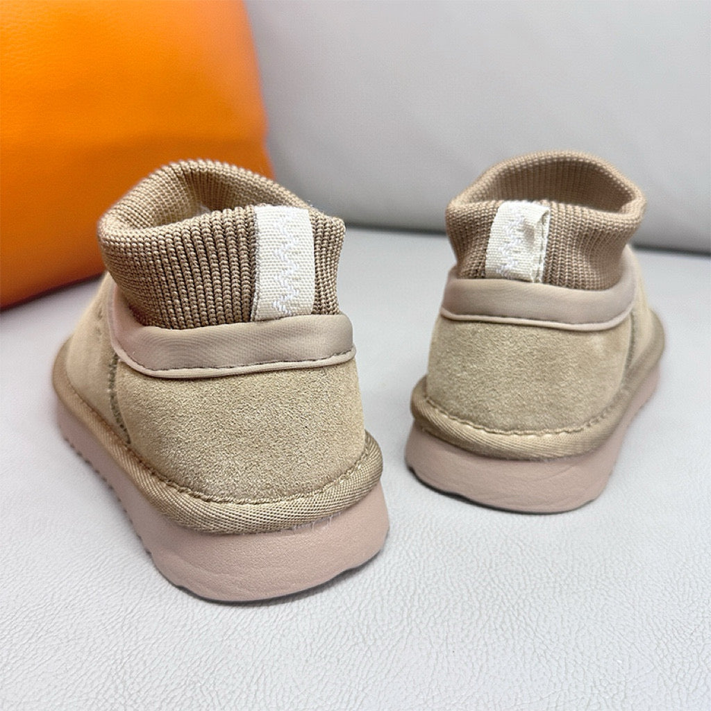 U-GG Classic short boots for kids" beige"