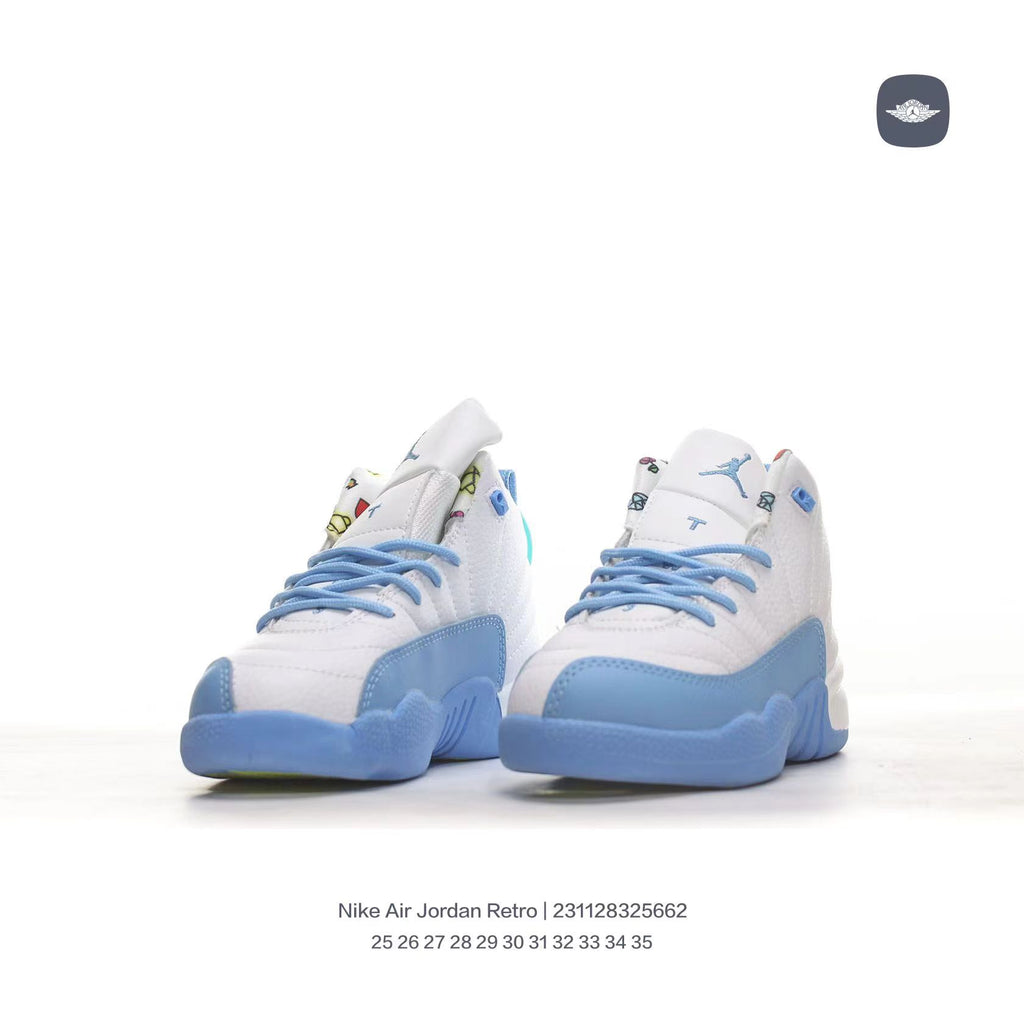Joe 12 children's shoes" white, blue"