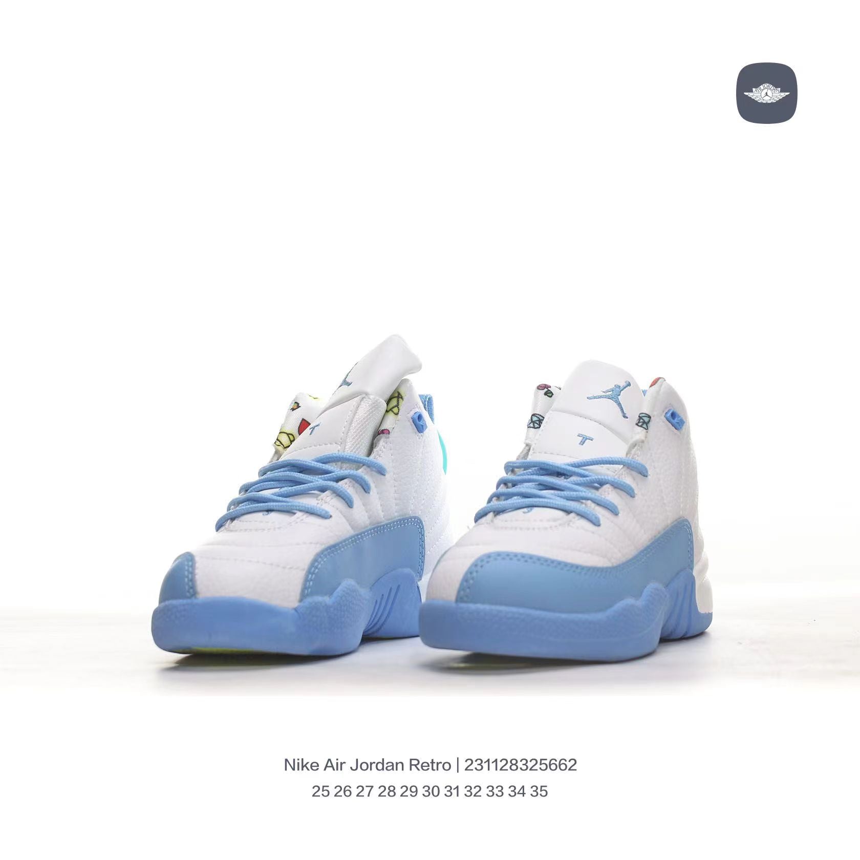 Joe 12 children's shoes" white, blue"