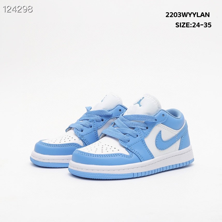 Joe 1 low-top lace-up sneakers" white, blue"