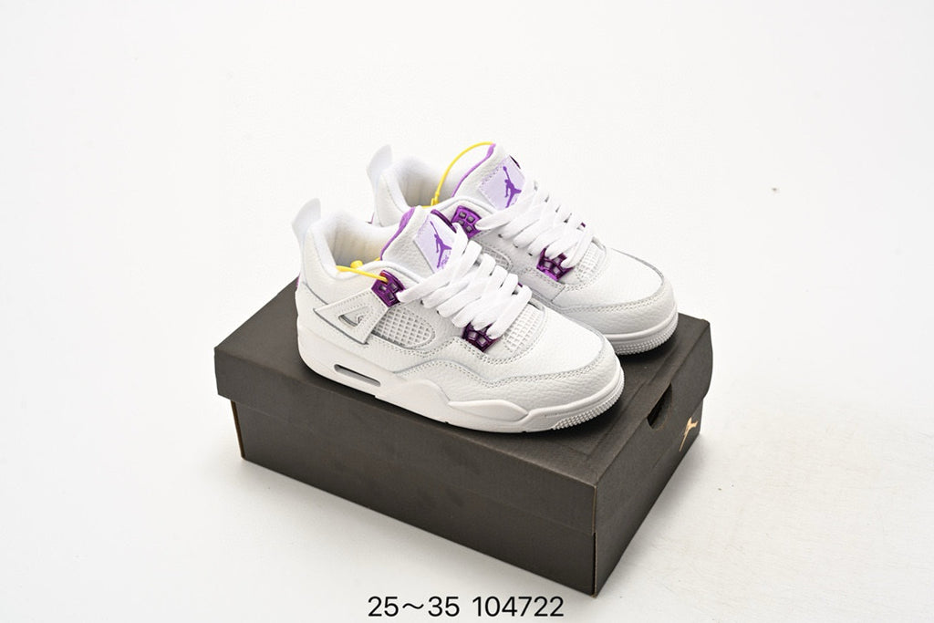 Joe 4 air cushion high quality children's shoes " white, purple"