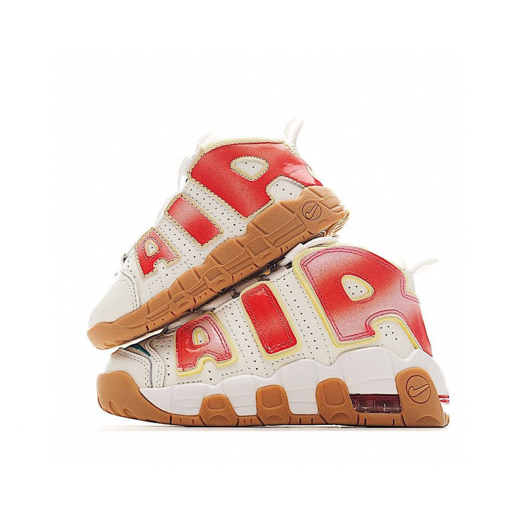 Pippen basketball shoes" white, red"