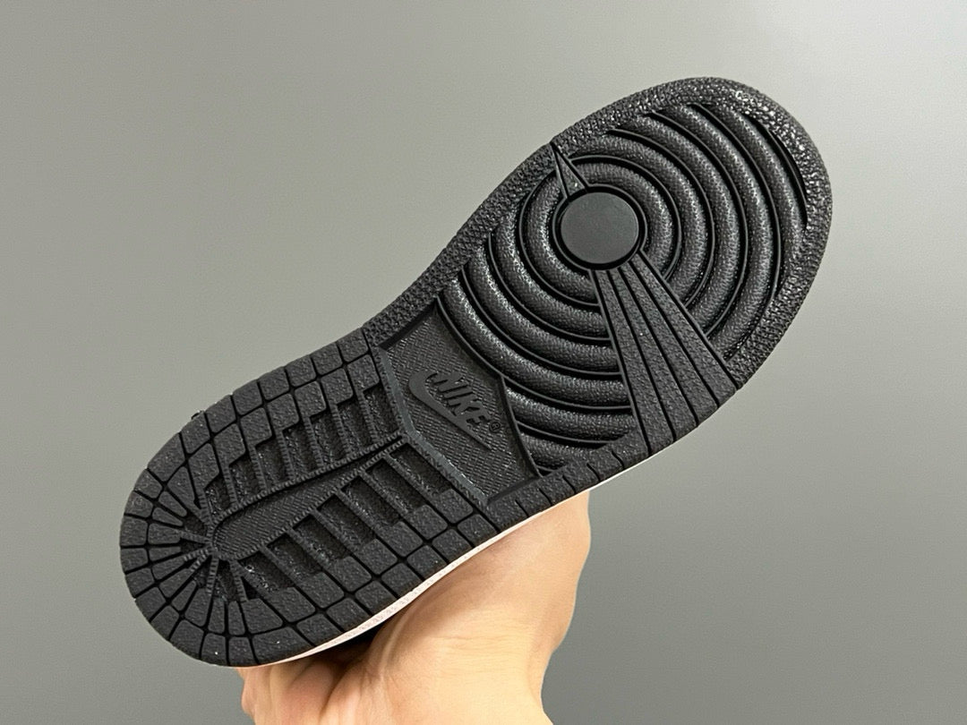 Qiaoyi mid-cut buckle children's shoes" white, black"