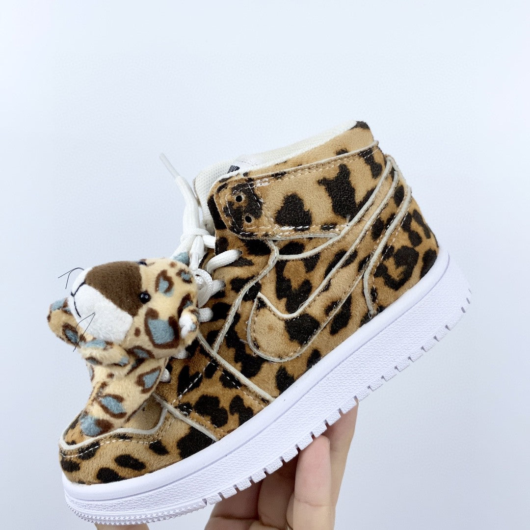 Joe 1 low-top hook series children's shoes" brown, black"