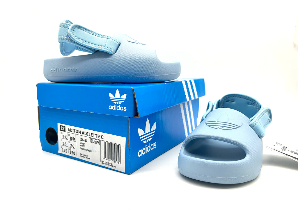 Adidas clover two-way open-toe outdoor " light blue"
