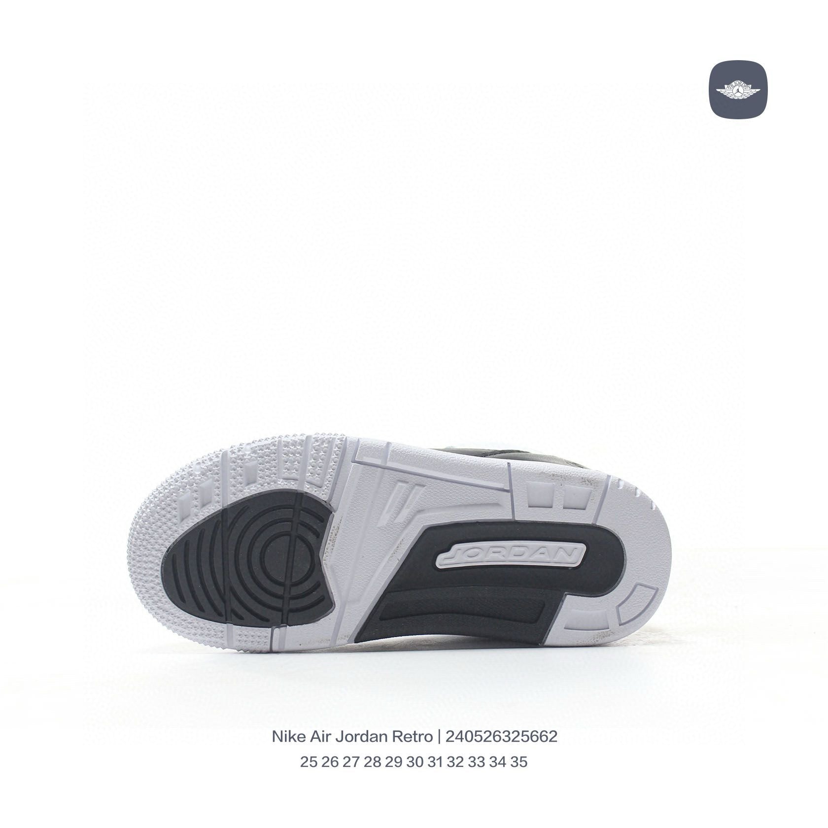 Joe 3" white, black"