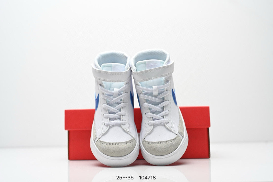 Nike Trail Blazers High-Top Velcro Kids Shoes