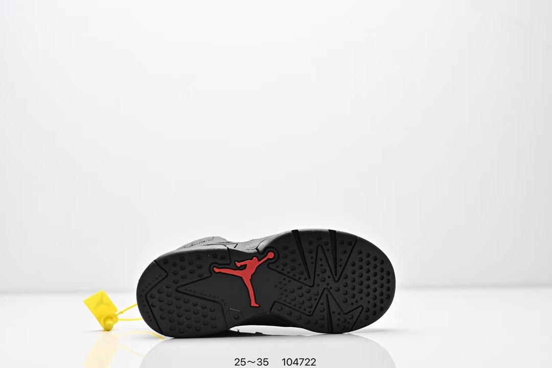 Joe 6 split leather children's shoes "black"