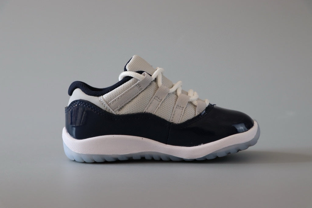 Joe 11 low-top children's shoes" white, navy"