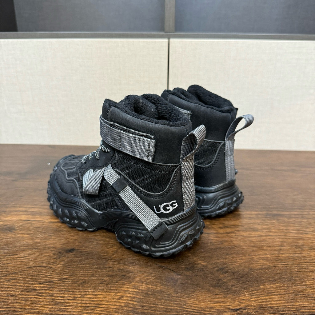 U-GG children's fleece boots" black"
