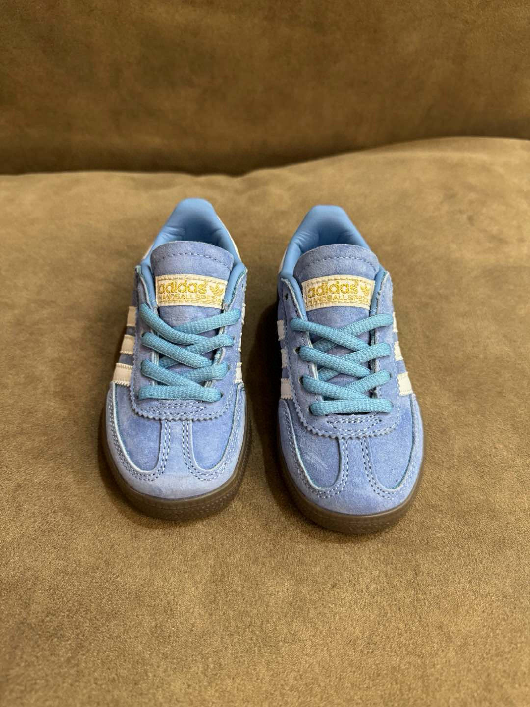 Adidas training 3 generation pig leather children's shoes" blue"