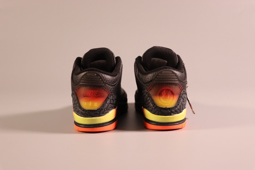 Jordan AJ3 children's shoes" black, orange"