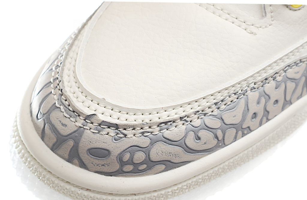 Joe 3 air cushion bottom children's shoes" white, pink, yellow"