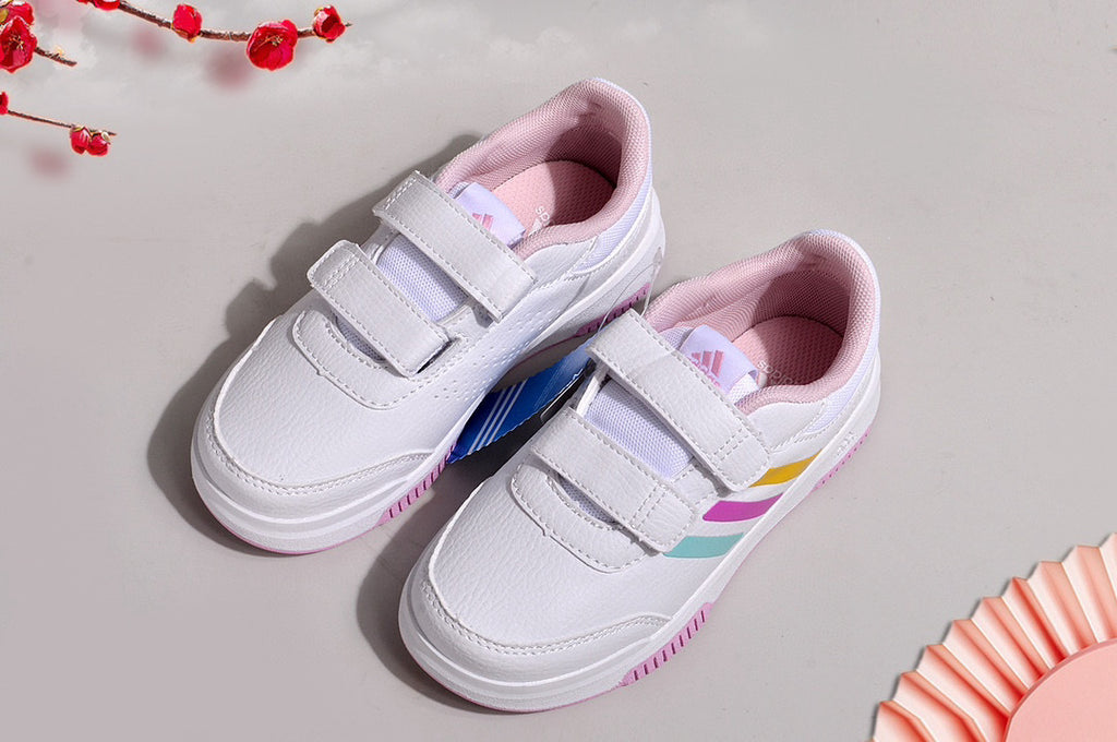 Adidas Velcro Sneakers" white, pink"