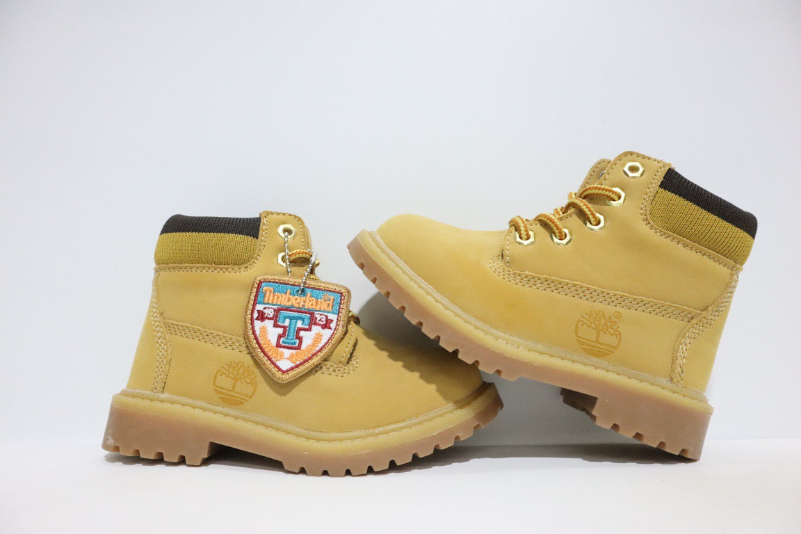 Timberland knitted children's work boots" Camel"