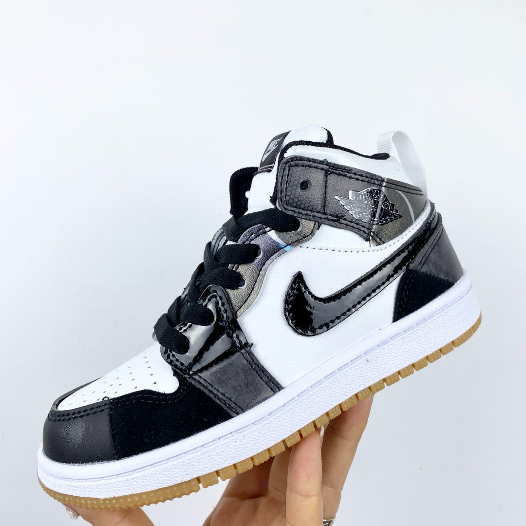Joe 1 high top stitching" white, black"