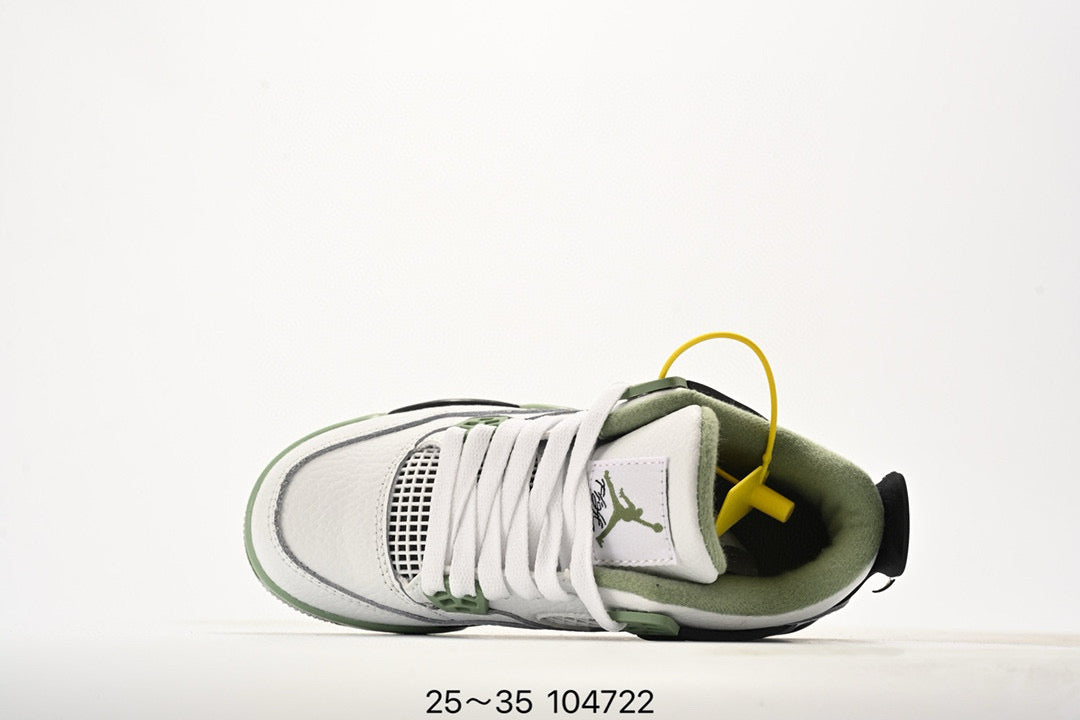 Joe 4 air cushion high quality children's shoes " white, lime green"