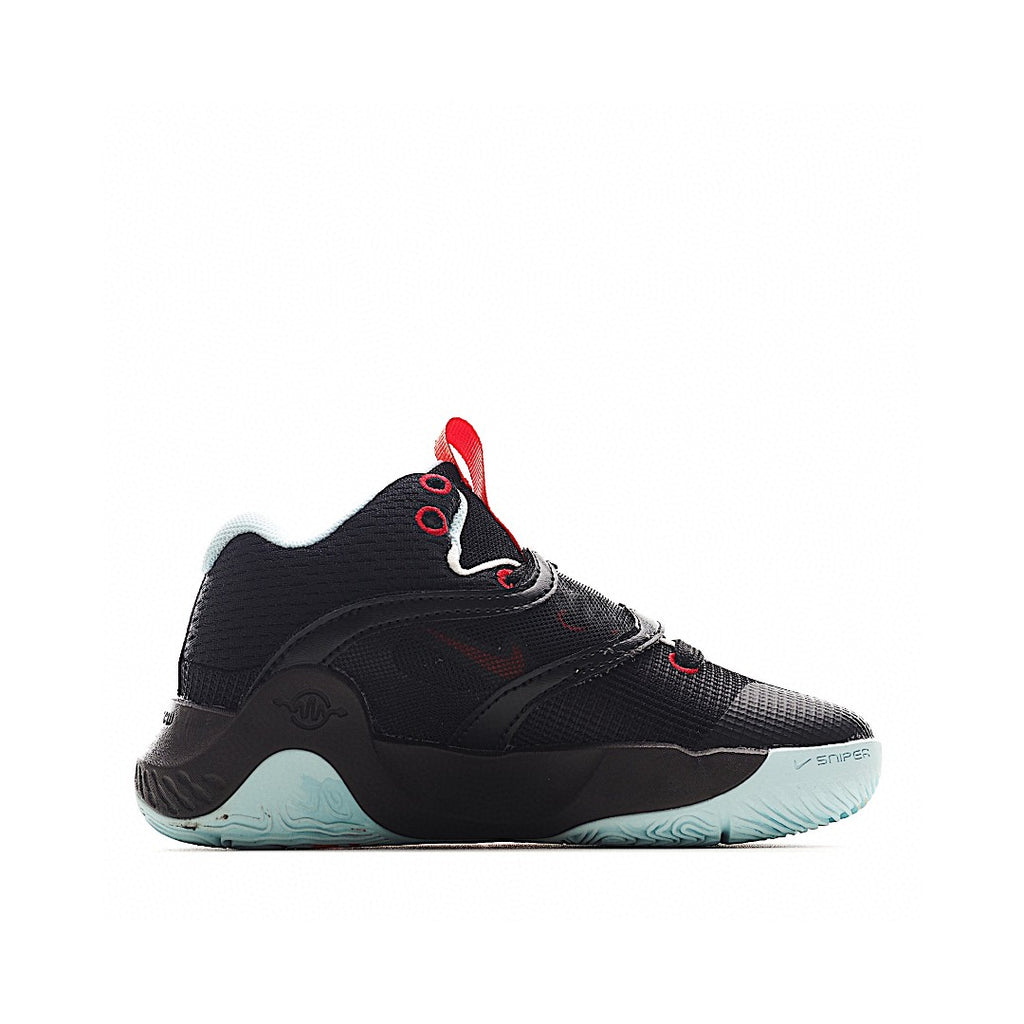 KD 5 basketball shoes" black, mint green"