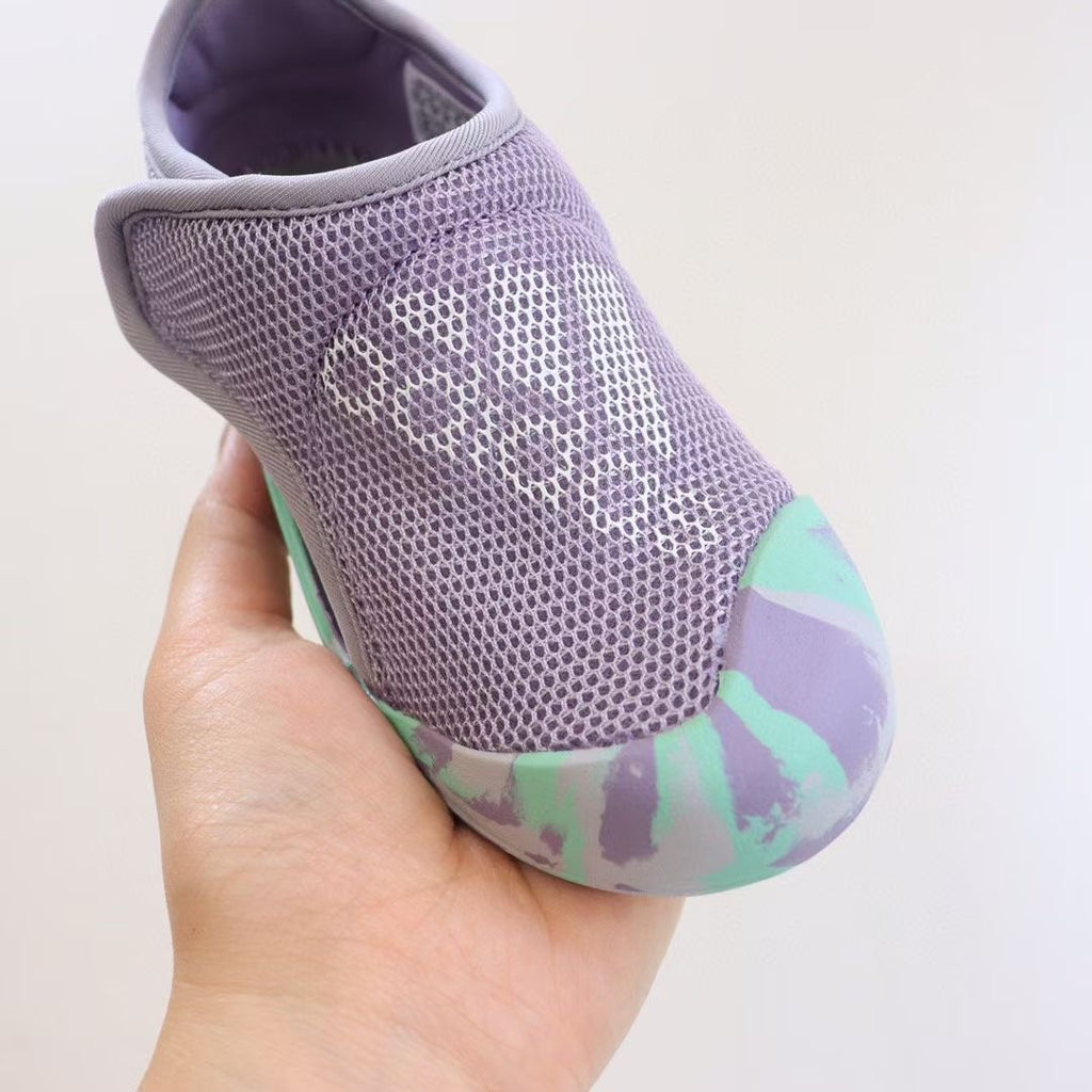Adidas 3.0 Baotou mesh sandals "light purple, green"