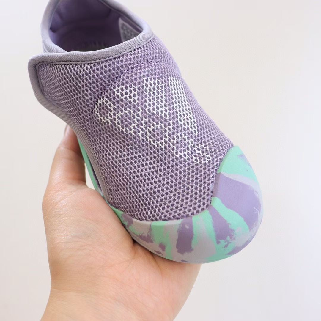 Adidas 3.0 Baotou mesh sandals "light purple, green"