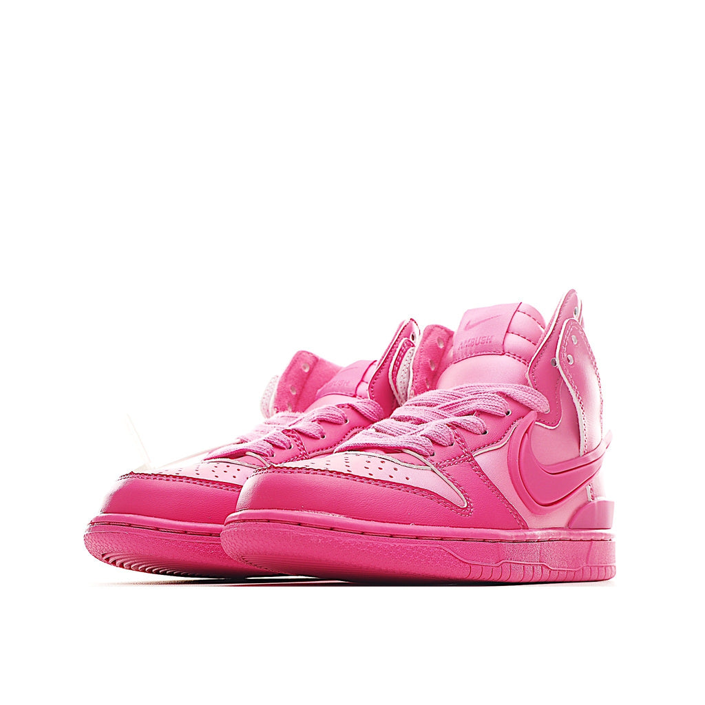 Nike Dunk High Top Swoosh " pink"