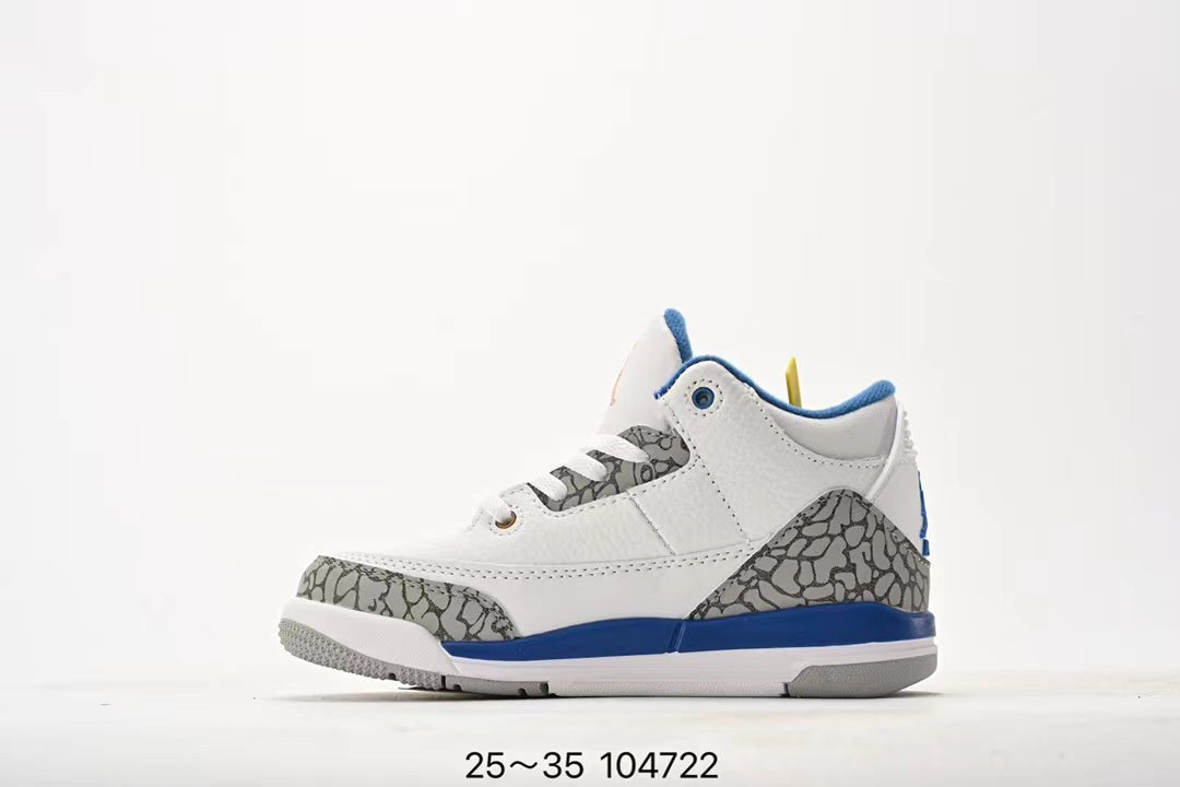 Joe 3" white, blue"
