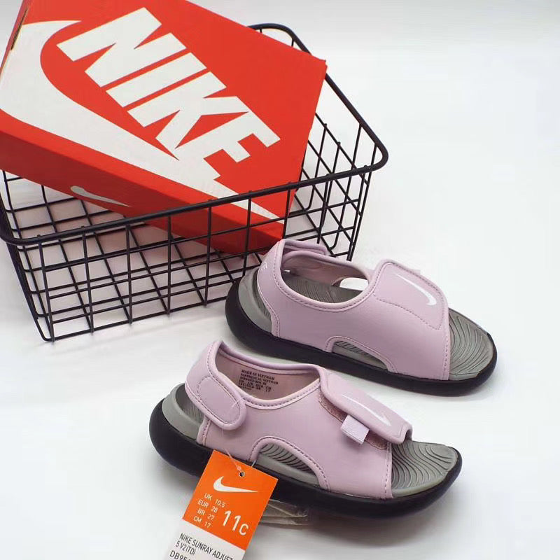Nike fifth generation large breasted children's sandals "Pink"