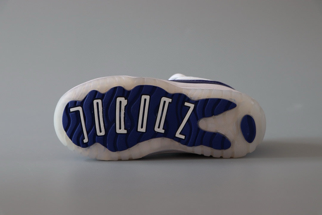 Joe 11 low-top children's shoes" white, blue"