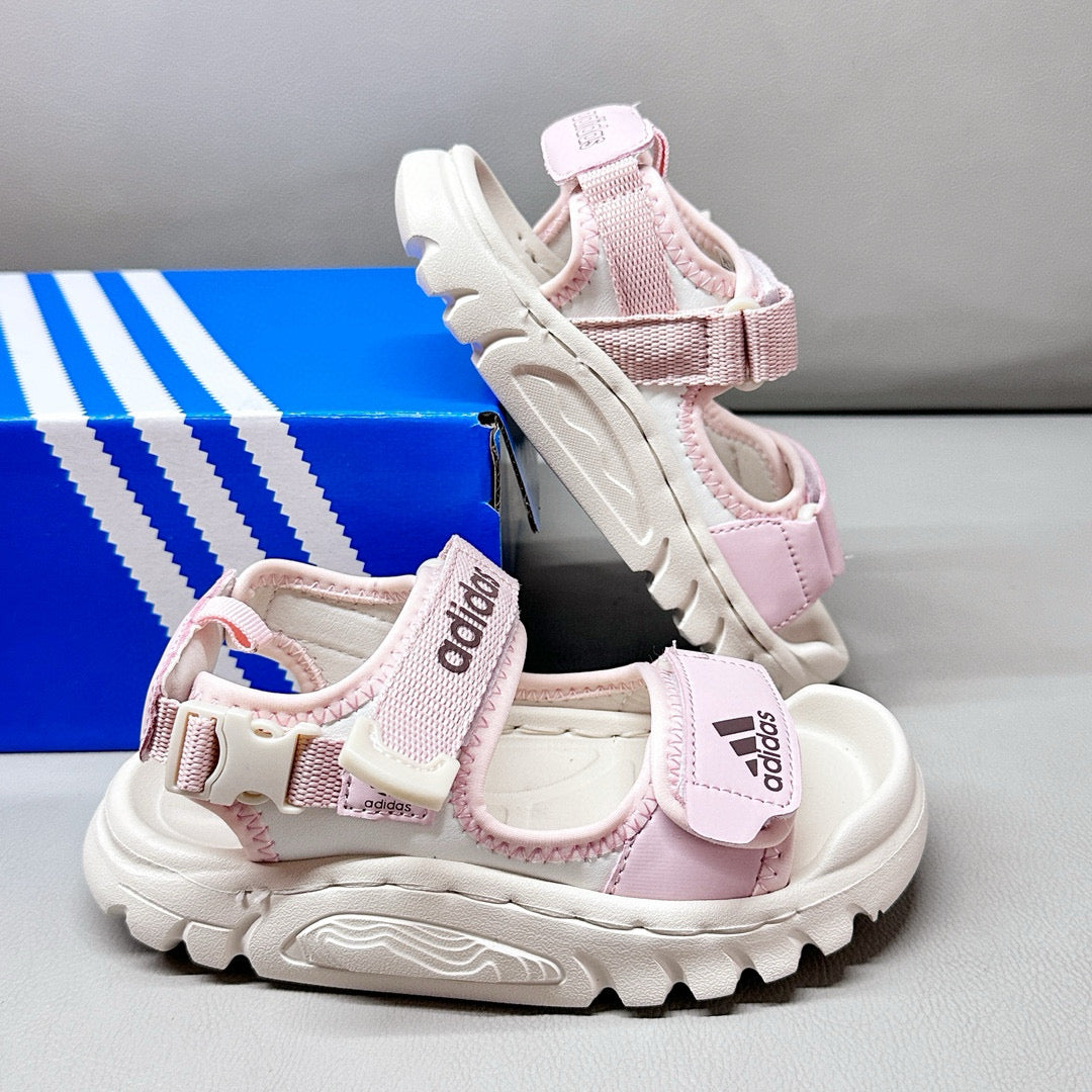 Adidas outdoor closed toe children's sandals" light pink"
