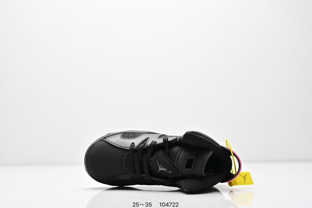 Joe 6 split leather children's shoes "black"