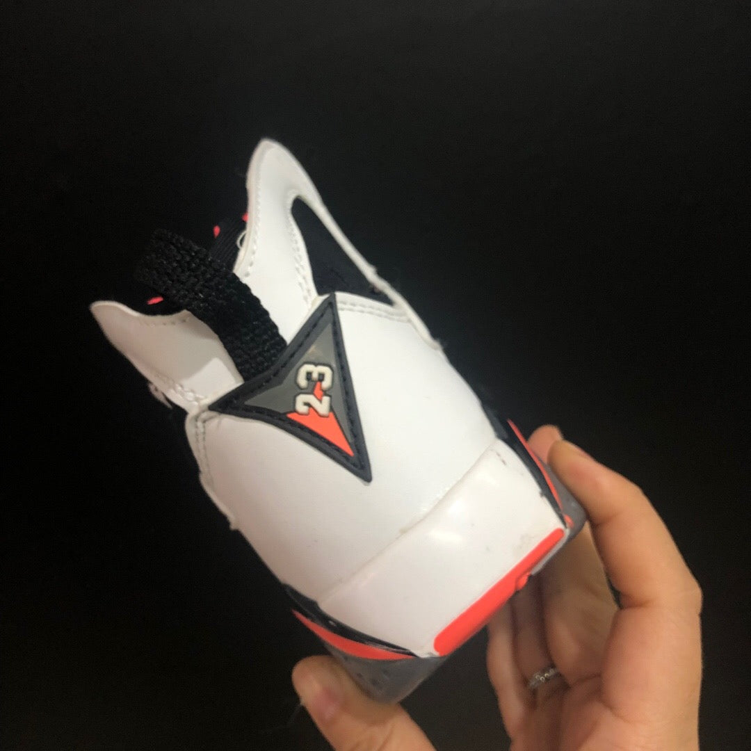Jordan 7" white, orange"