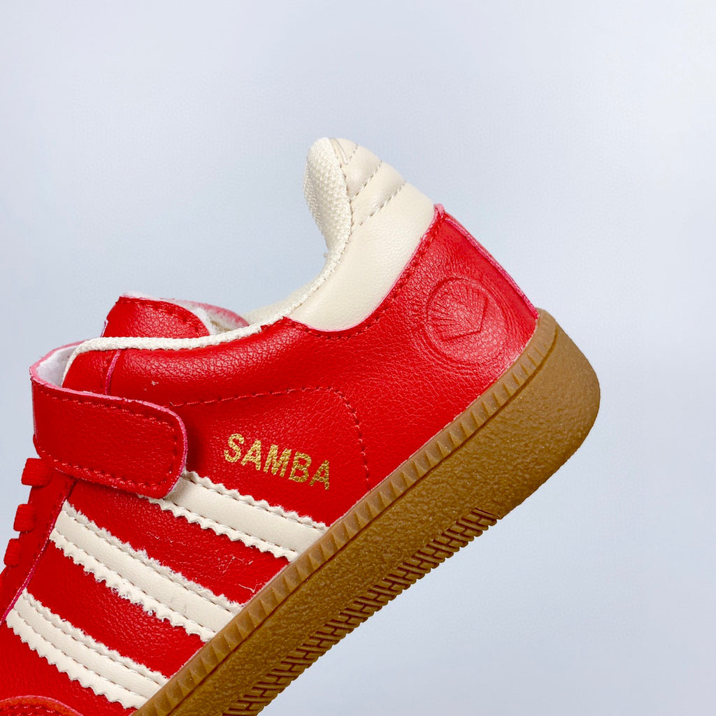 Adidas Velcro children's shoes" red"