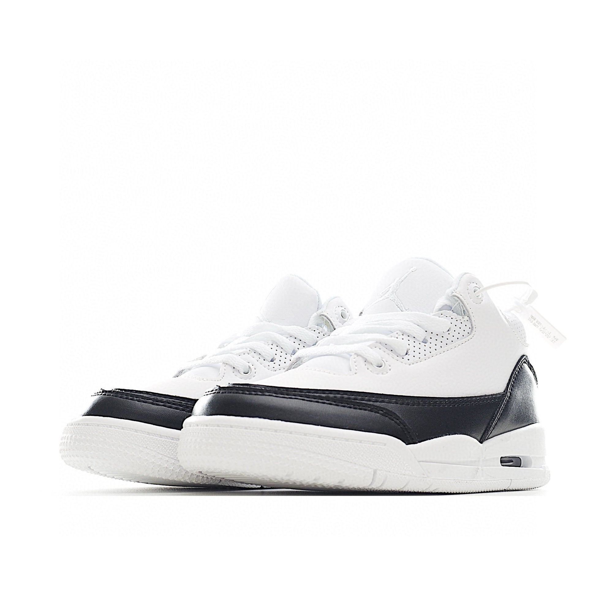 Joe 3 air cushion bottom children's shoes" white, black"