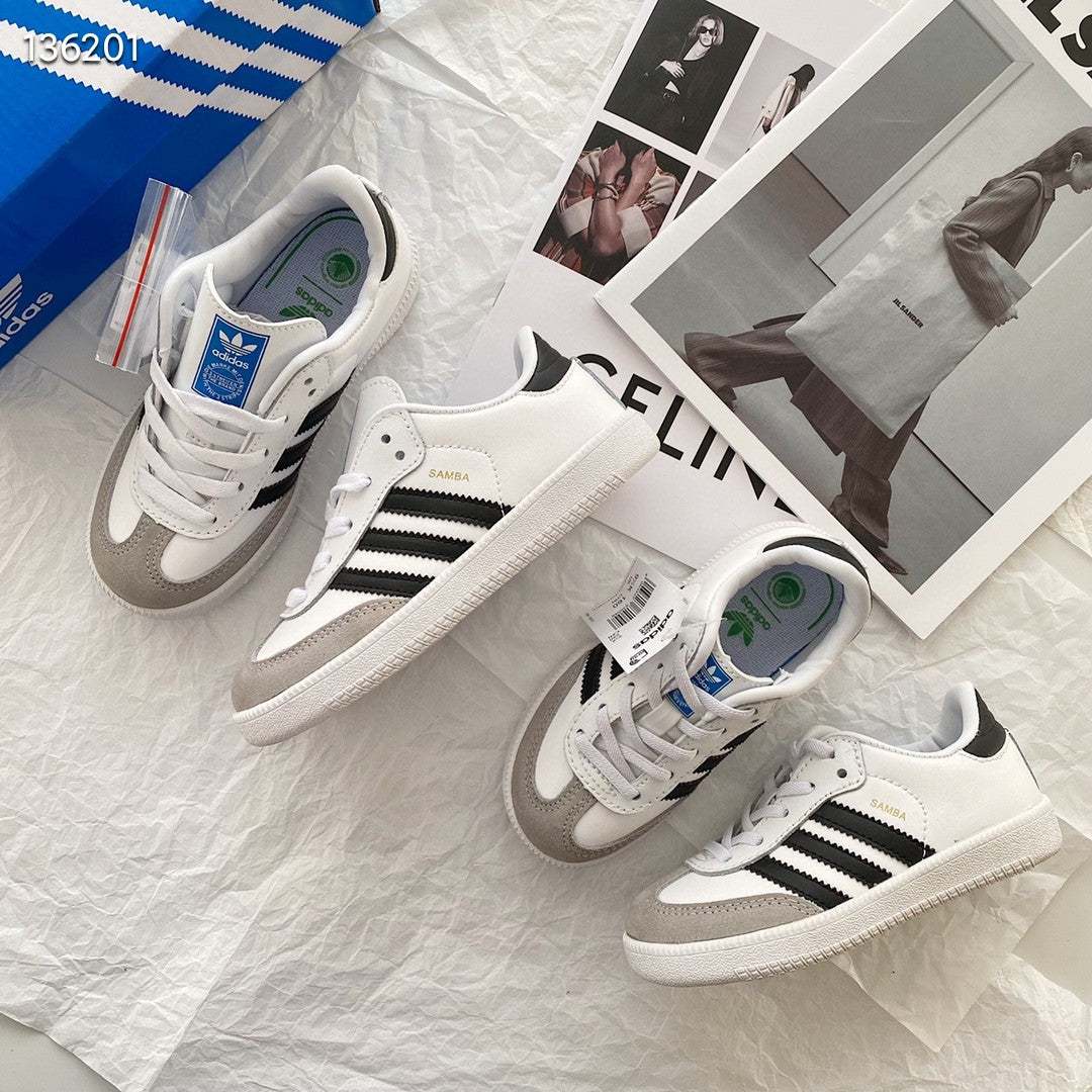 Dexun co-branded children's sneakers" gray, white"