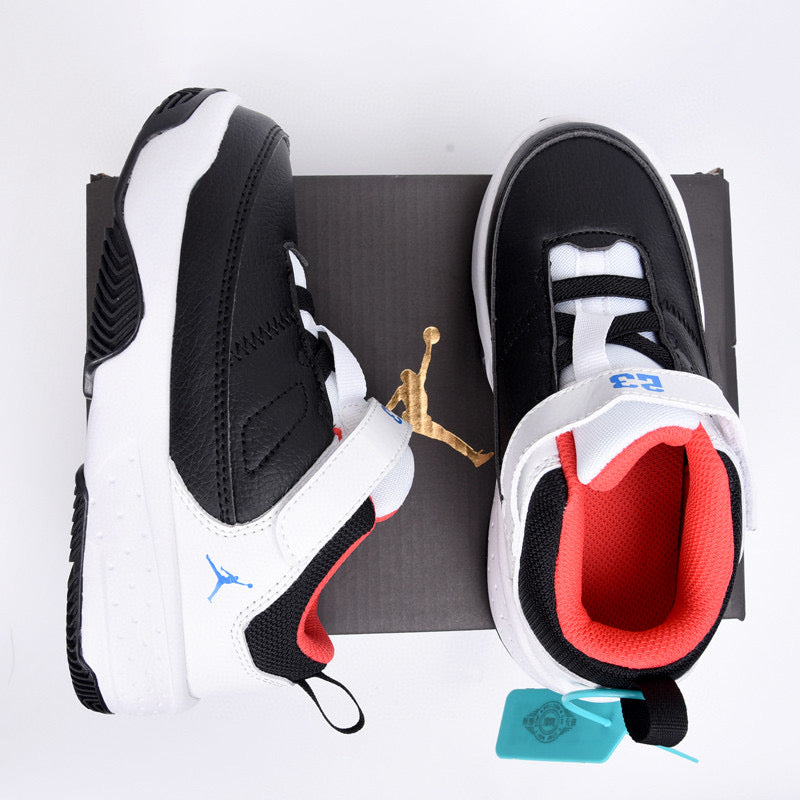 Jordan 3 blue sneakers 607" white, black"
