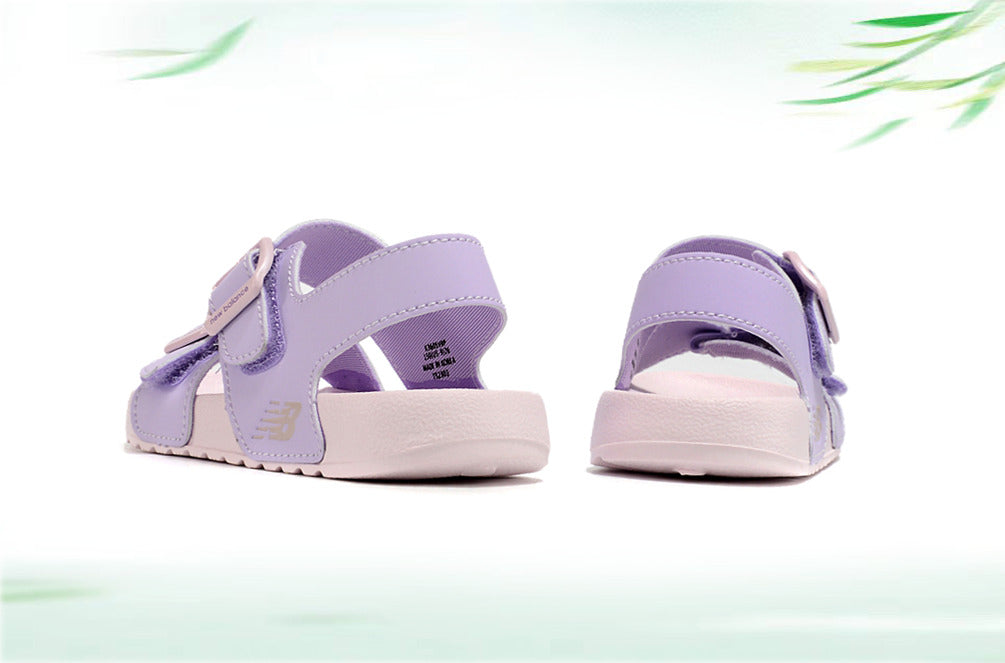 G version of Birkenstock Velcro sandals for children" purple"