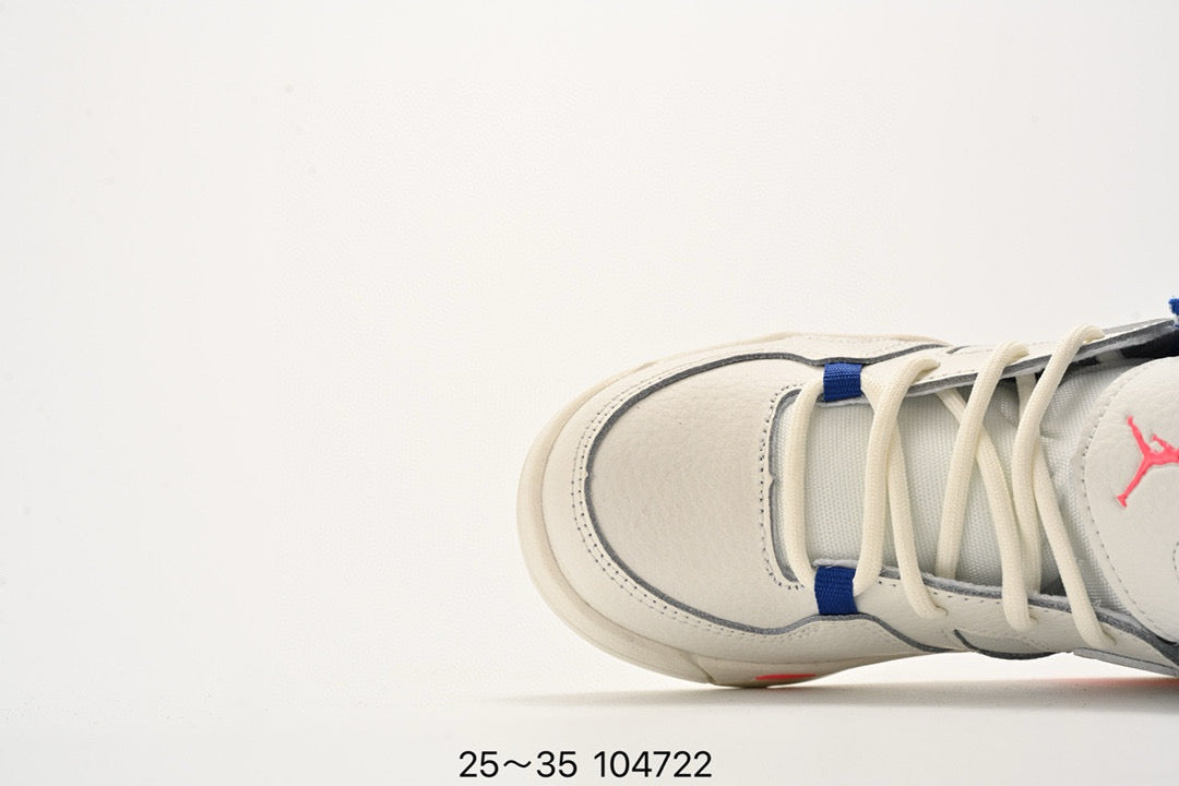 Jordan Fltclb91 series basketball shoes" white, blue, pink"