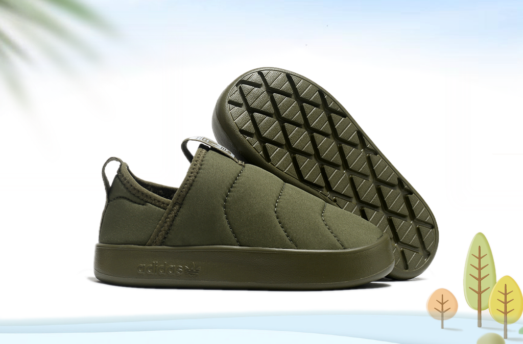 Adidas 360C velvet children's shoes " olive green"