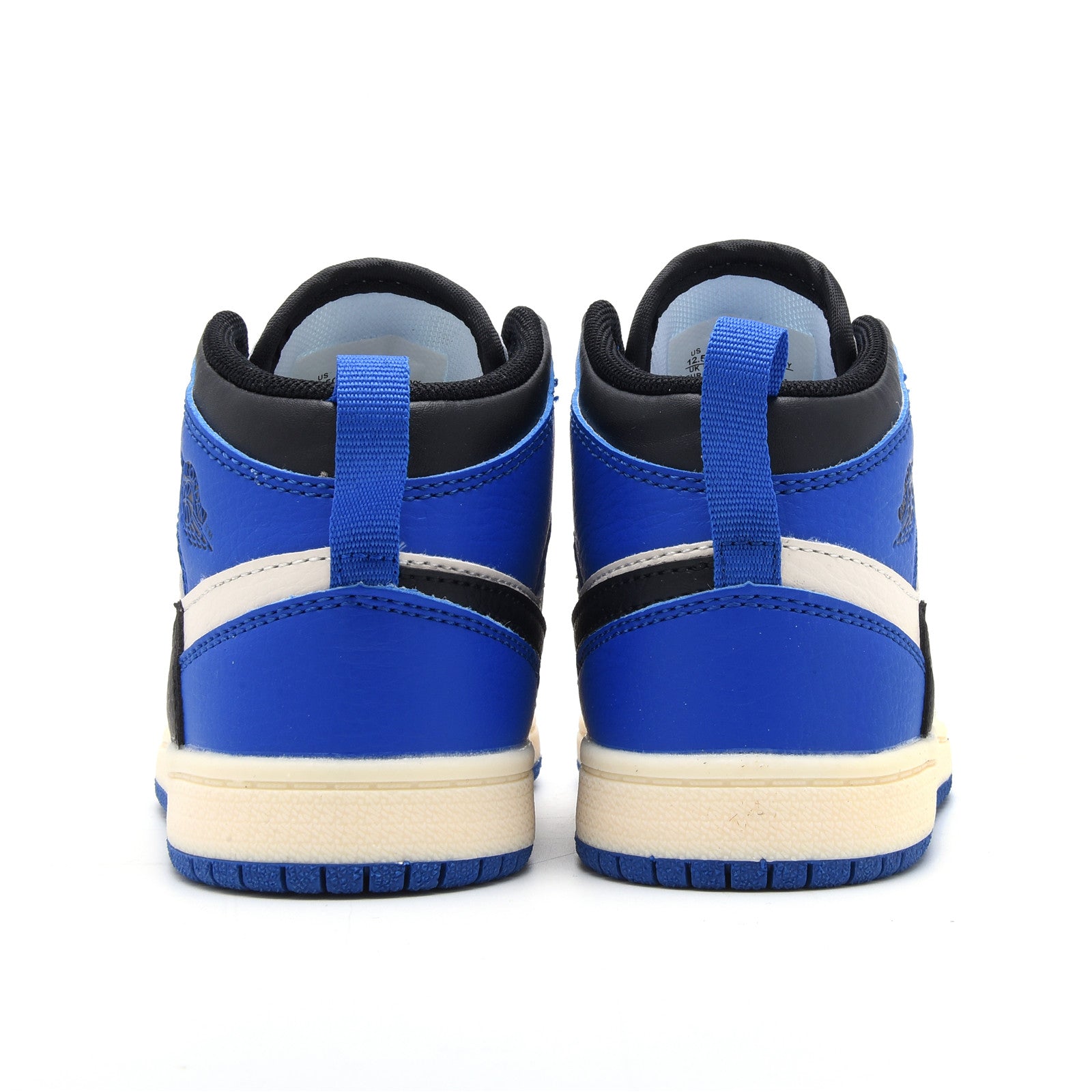 AJ-112" Cream, blue"