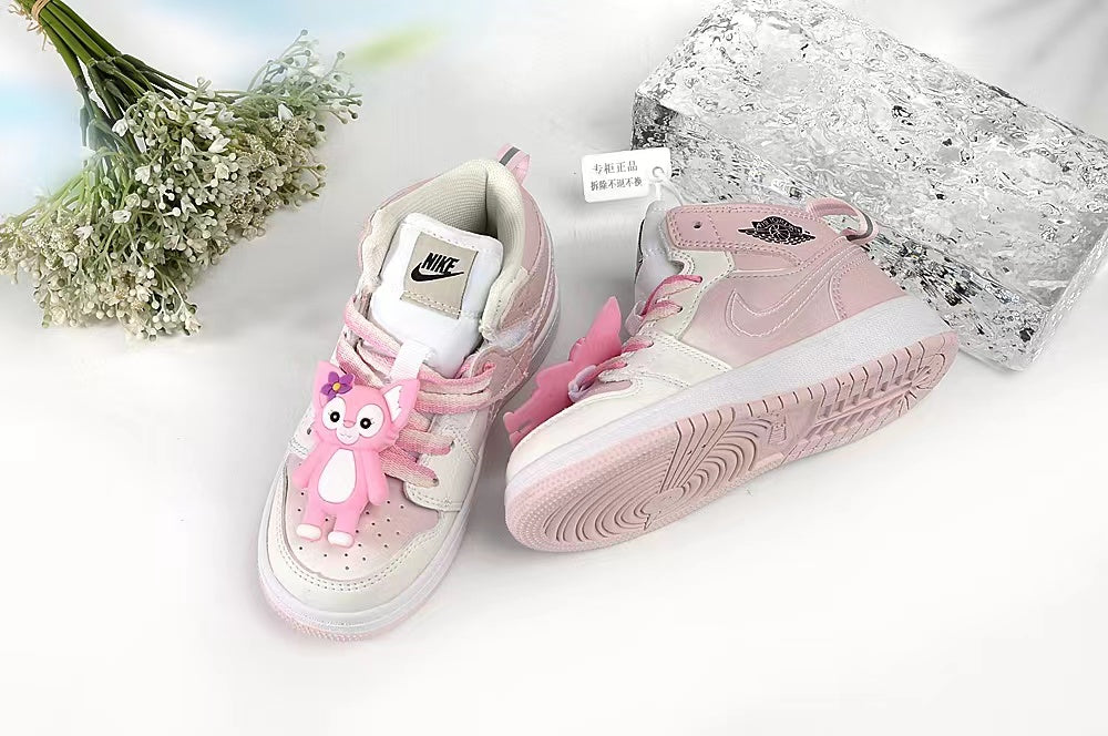 Joe 1AJ1 slip-on shoes for children" white, rose"