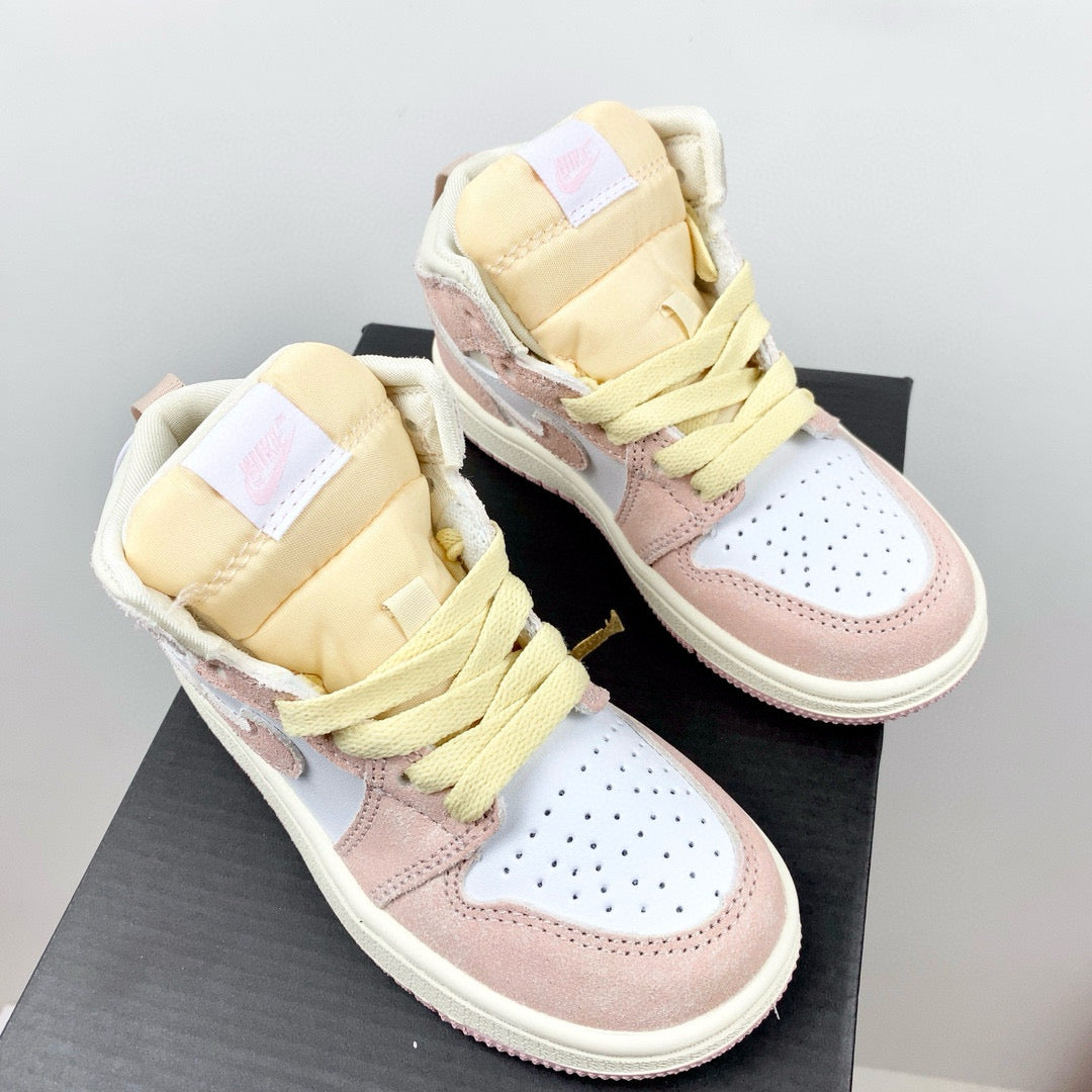 Joe 1 new color children's shoes" white, light pink"