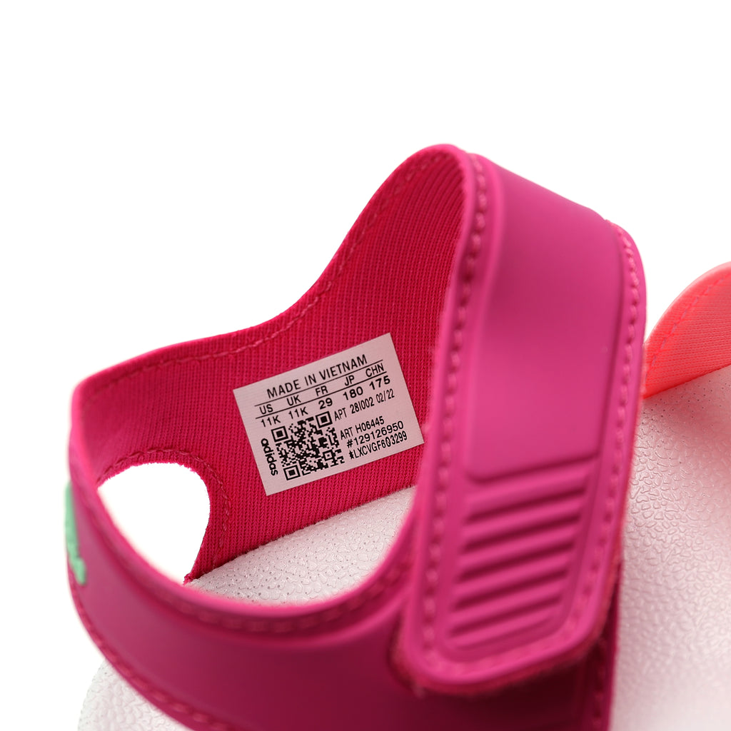 Adidas new open toe "pink"