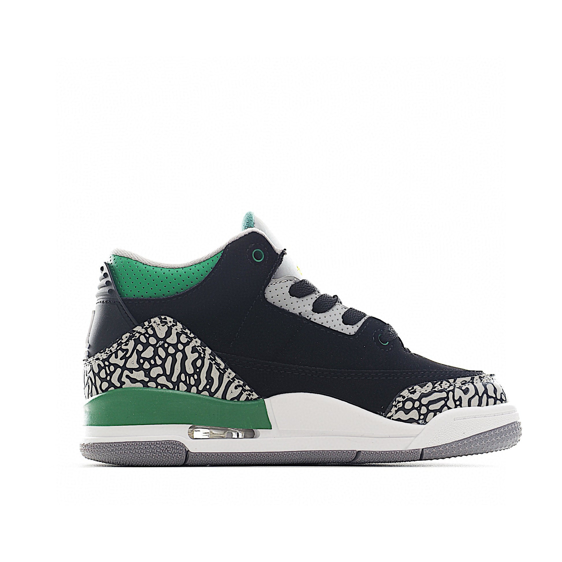 Joe 3 air cushion bottom children's shoes" black, green"