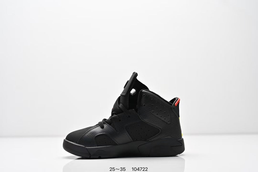 Joe 6 split leather children's shoes "black"