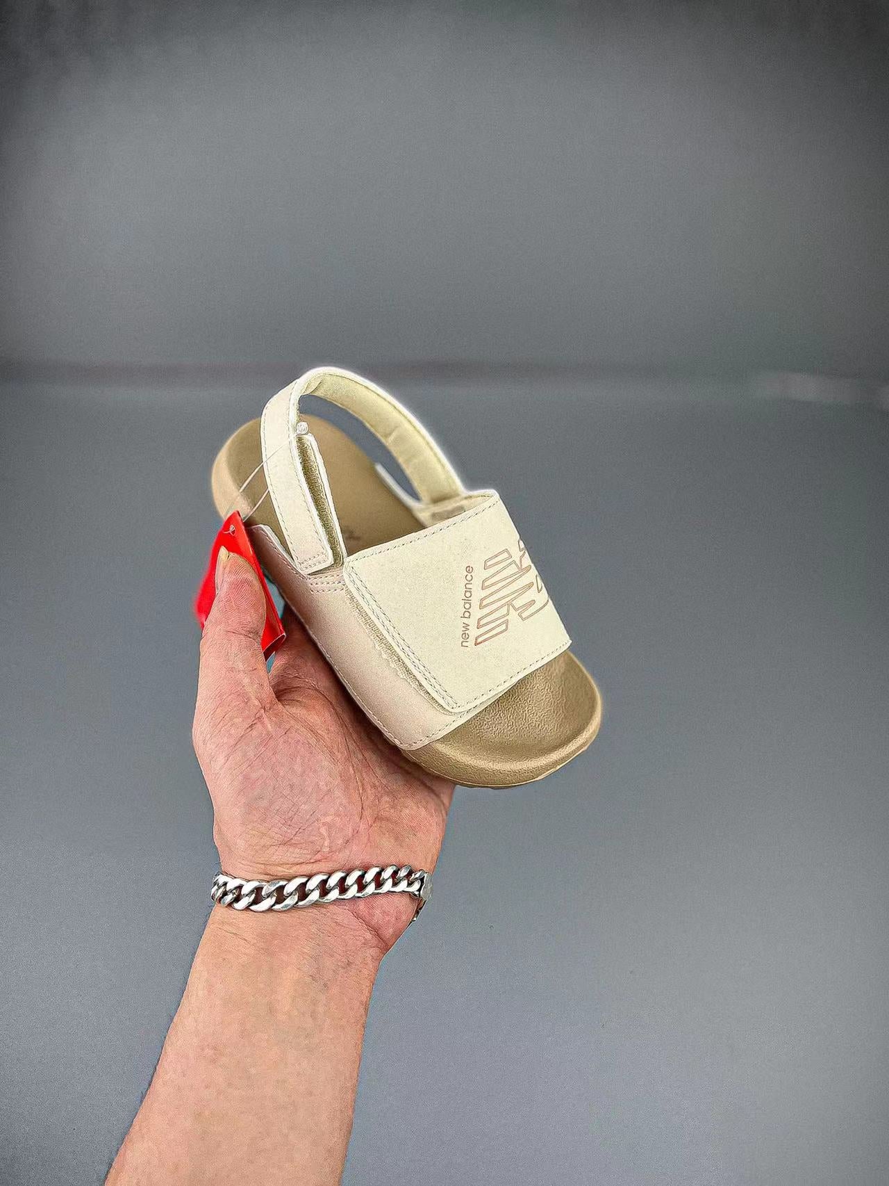 N large breasted sandals" light beige"