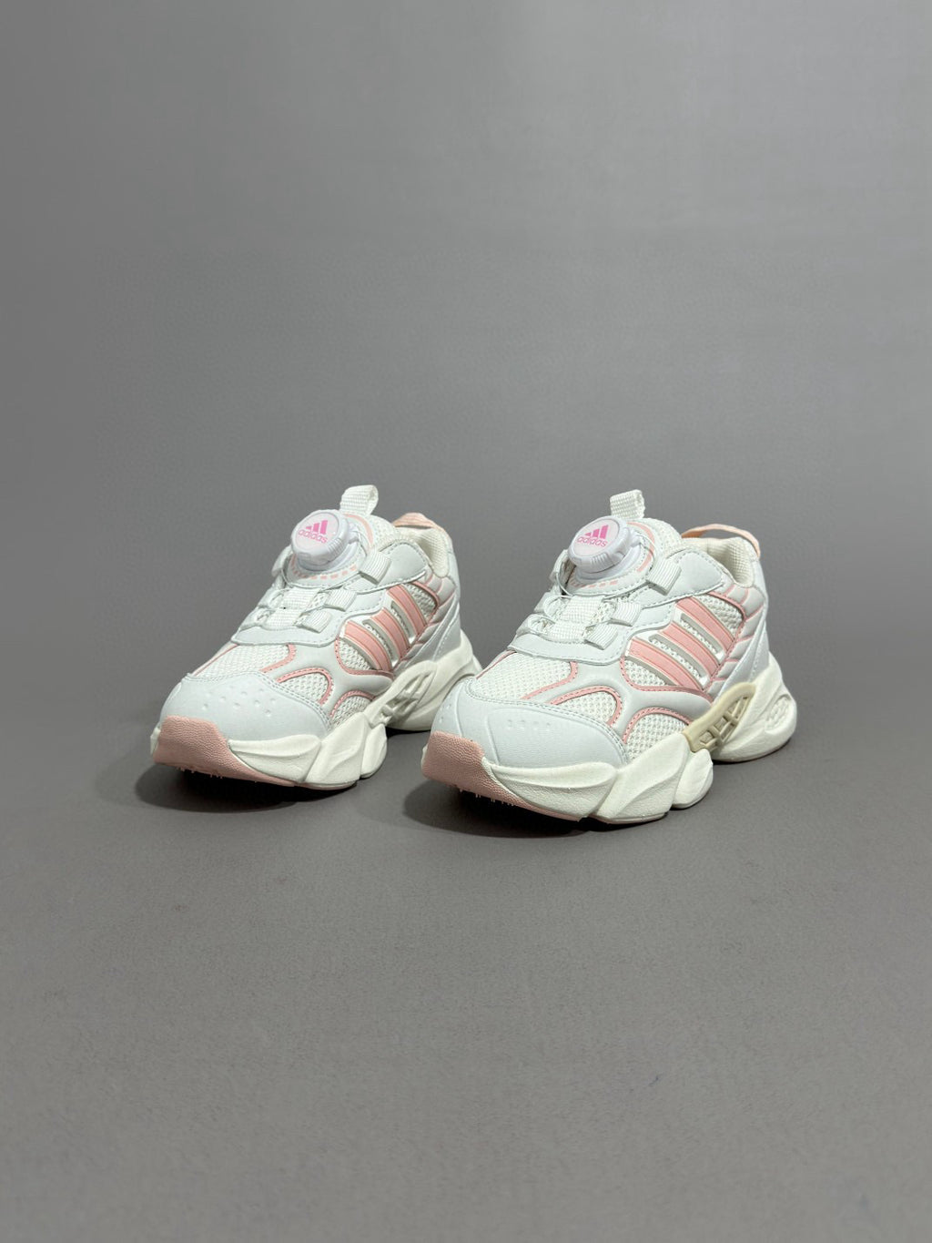 Adidas runner dad shoes" white, pink"