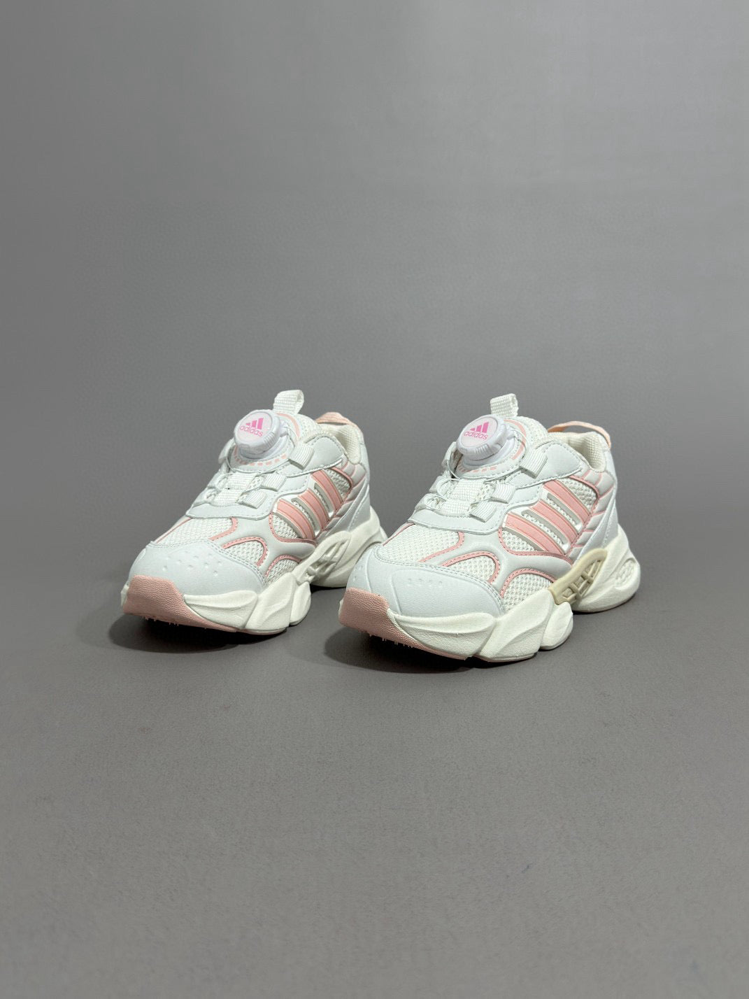 Adidas runner dad shoes" white, pink"