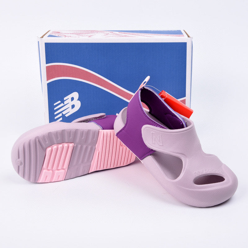 New NB closed toe sandals" light lavender"