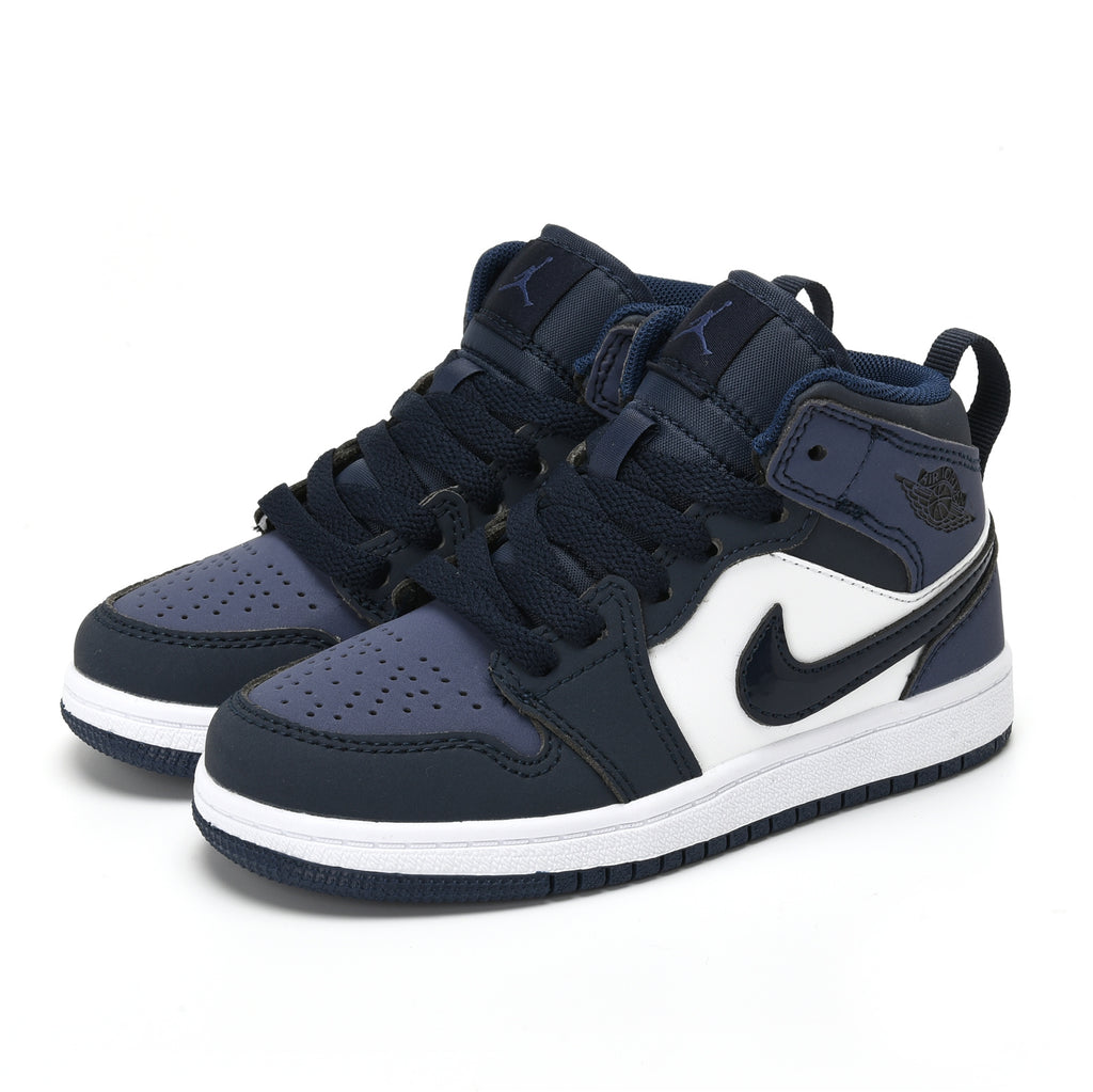 AJ-112" white, navy"